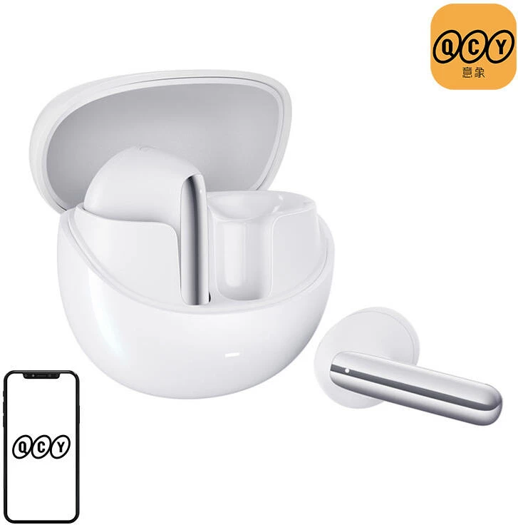 Kufje TWS QCY AilyBuds Pro HT10 me ANC, të bardha