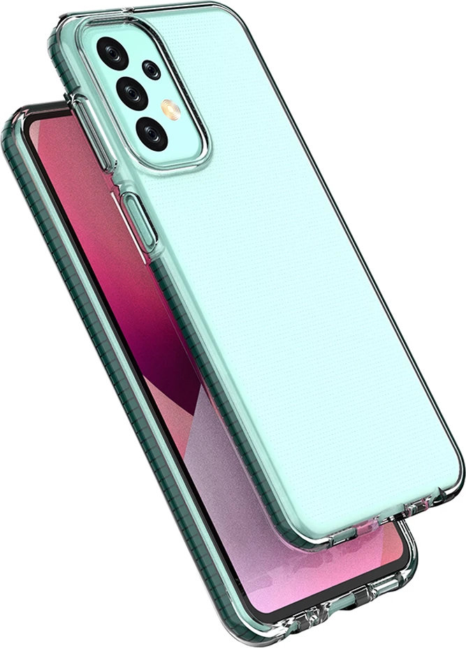 Mbështjellës Hurtel Spring Case për Samsung Galaxy A23, TPU, kaltër e hapur