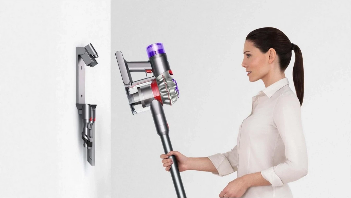 Fshesë me korrent Dyson V8 Absolute, pa qese, vertikale, e verdhë