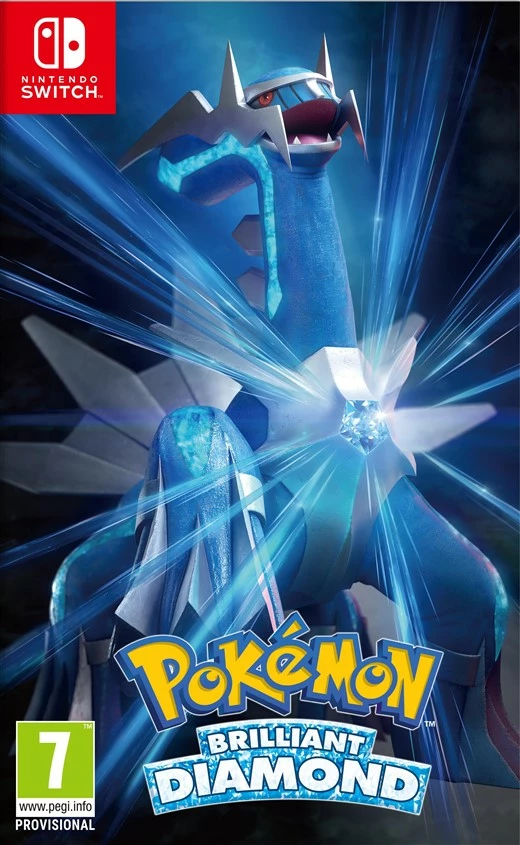 Lojë Nintendo Pokémon Brilliant Diamond për Nintendo Switch, PEGI 7