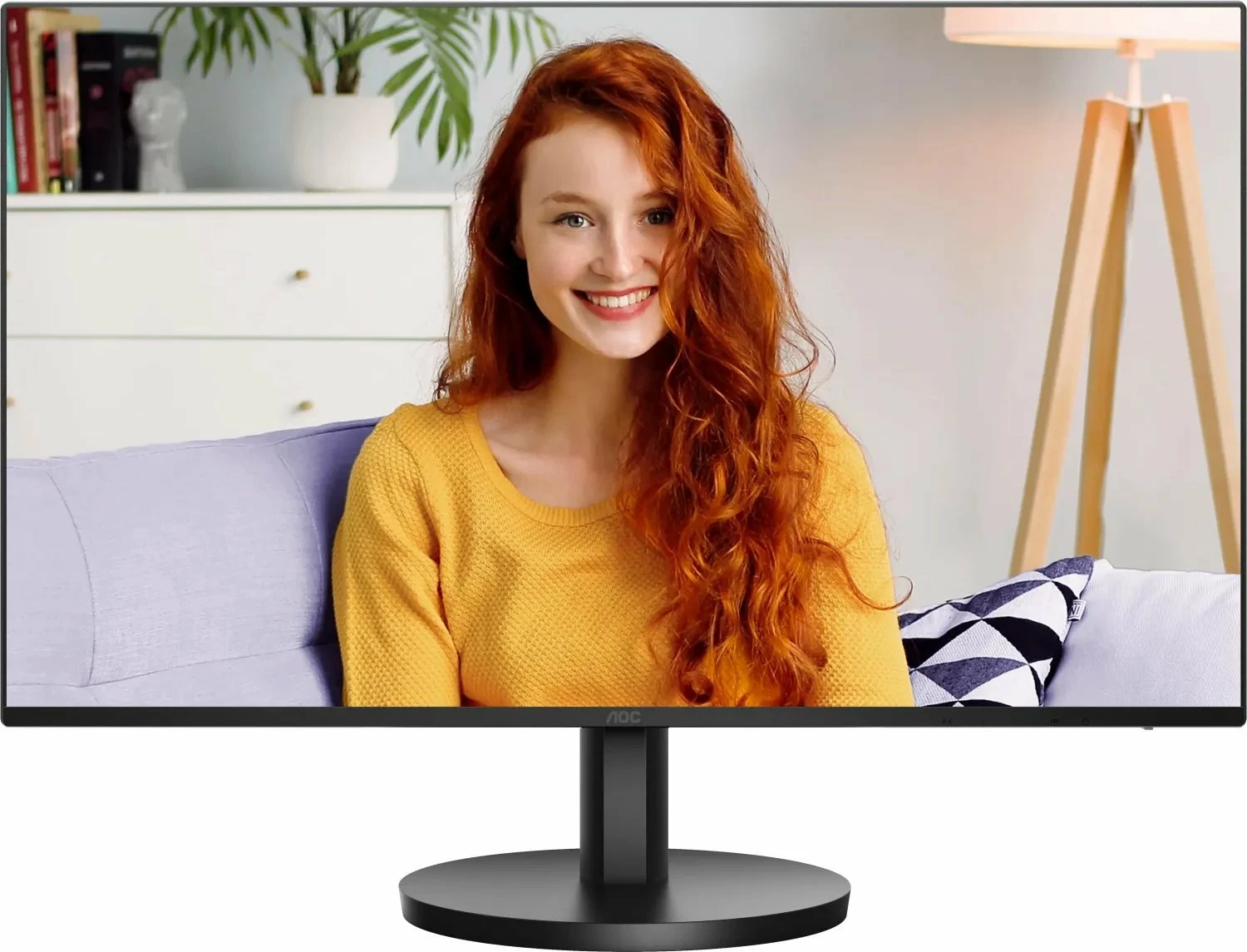 Monitor AOC 24B3HA2 23.8\" FHD IPS 100Hz 1ms me altoparlantë, i zi