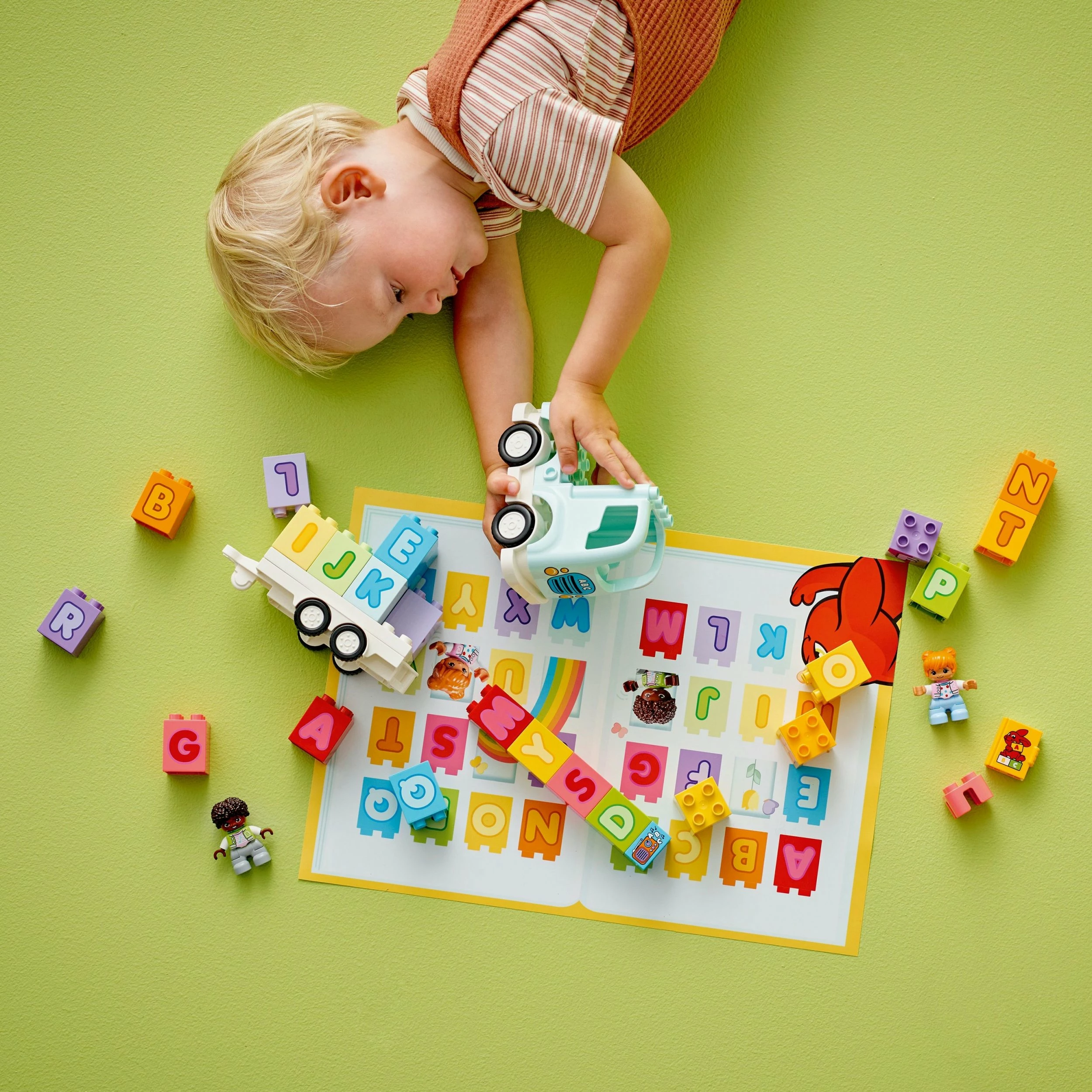 Set ndërtimi LEGO DUPLO Town Kamion me alfabet 10421, 36 copë, 2+ vjet, shumëngjyrësh