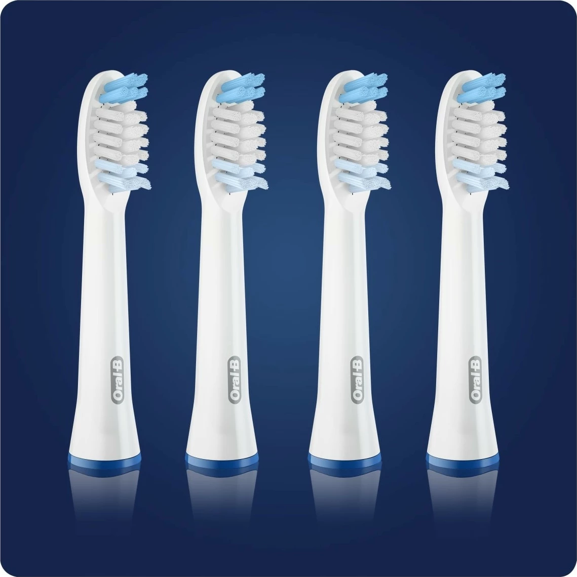 Koka rezervë për furçë dhëmbësh Oral-B Pulsonic Clean, 4 copë, bardhë
