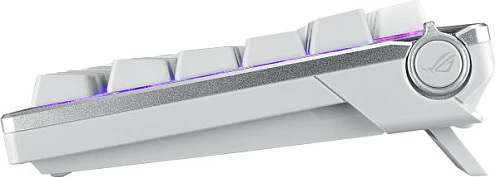 Tastierë gaming ASUS ROG Azoth, 75%, mekanike, hot-swap, RGB, wireless, e bardhë