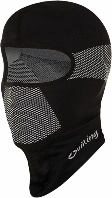 Balaclava Termoaktive për Sporte Dimërore Viking Sigurd, e Zezë