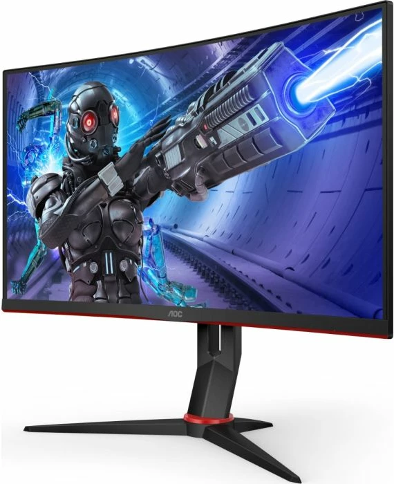 Monitor gaming AOC C32G2ZE/BK 31.5" VA FHD 240Hz i lakuar 1500R i zi