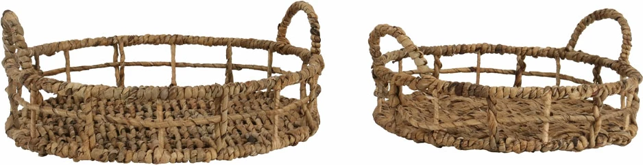 Set tabakosh Thasos, 2 copë, kashtë deti natyrale, 40x40x9 cm