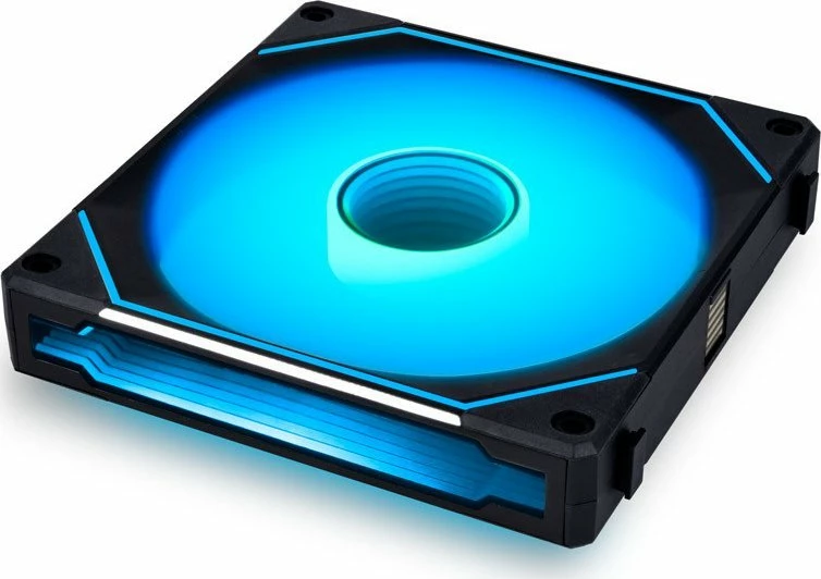 Ventilator PC Lian Li UNI FAN SL-INF 140 (UF-SLIN140-1B), 140mm ARGB PWM, 1 copë, zi/gri