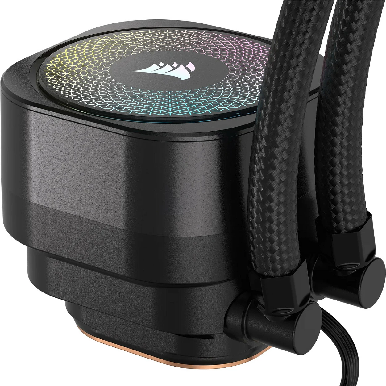 Ftohës procesori Corsair Nautilus 240 RS ARGB, all-in-one liquid, 2x ventilatorë, 2100 RPM, i zi