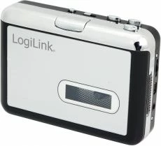 Konvertues kasete në MP3 LogiLink UA0156, Walkman, USB/2xAA, zezë/argjend