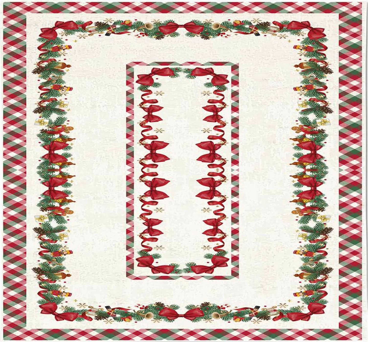 Mbulesë tavoline Hermia Concept, shumëngjyrëshe, Hm-Tblnwy26-6, 140x140