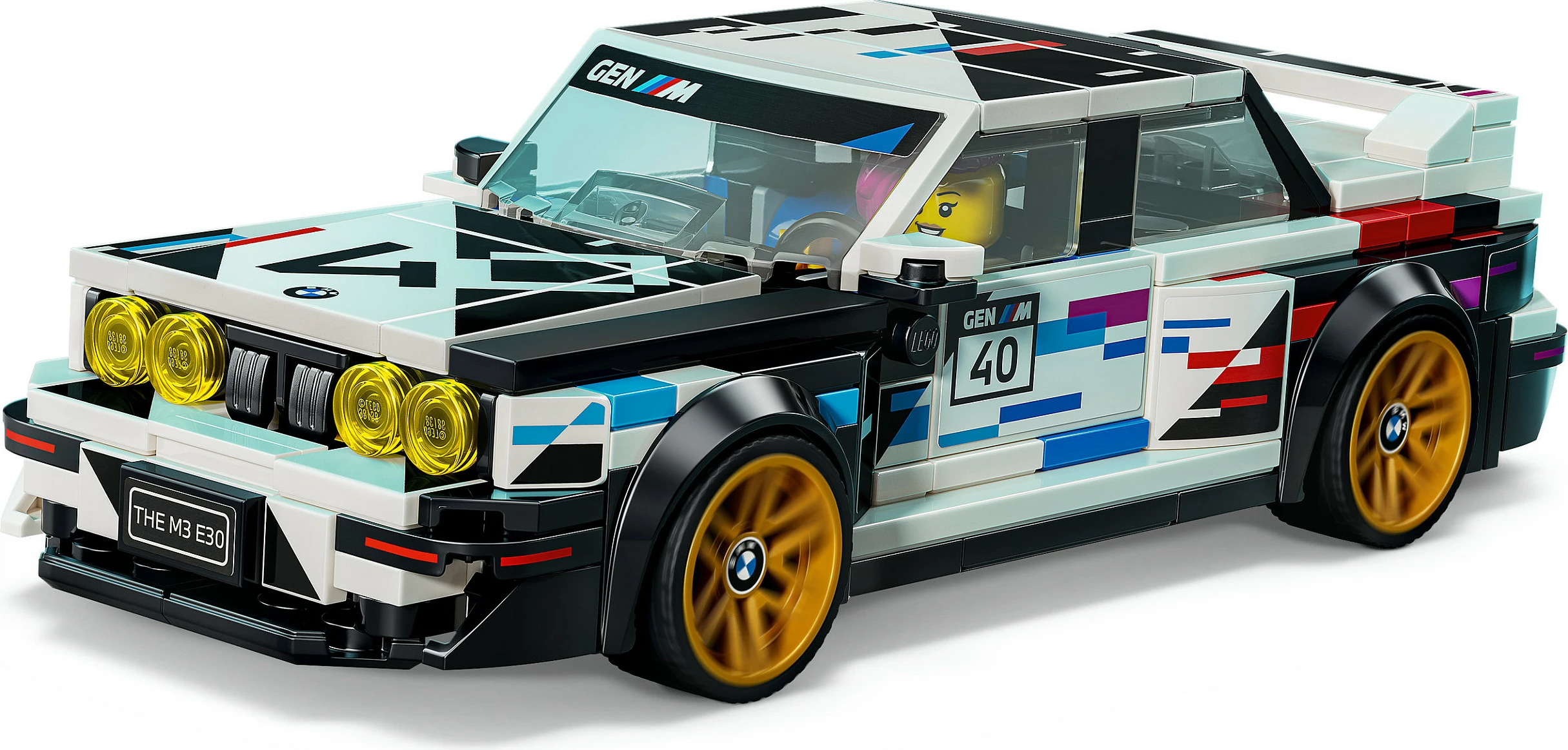 Set LEGO Speed Champions BMW M3 (E30) 77263, 358 copë, 9+, bardhë