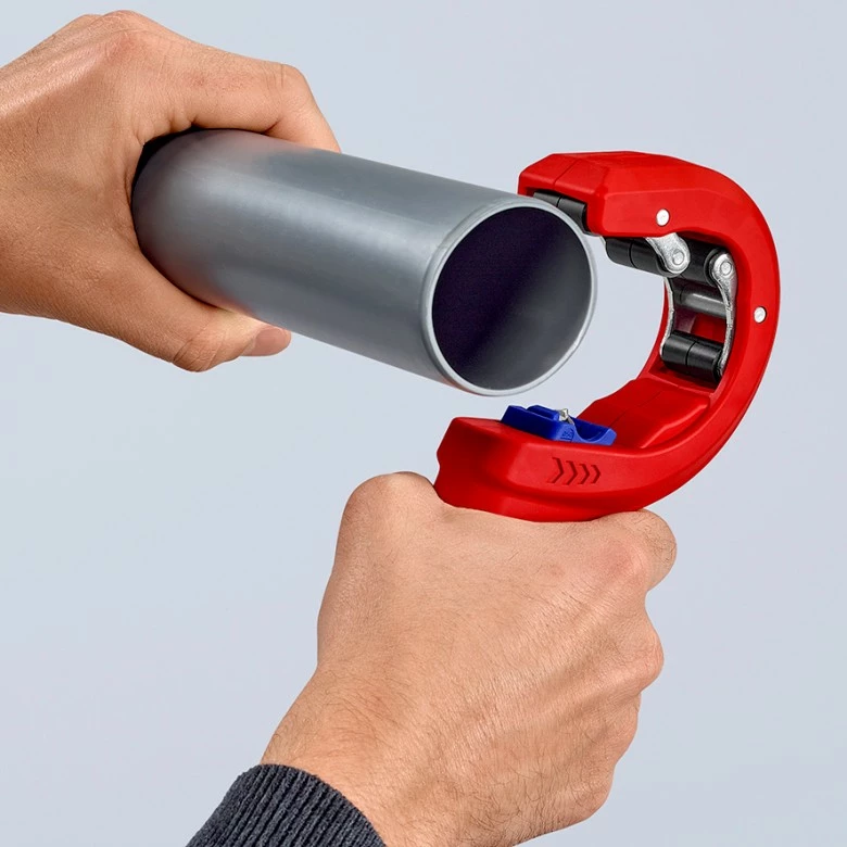 Prerëse tubash Knipex DP50, plastikë/çelik, 5 cm, kuqe/blu