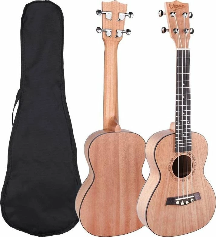 Ukulele koncert V-Tone UK23 Wood 23" me këllëf, ngjyrë dru natyrale