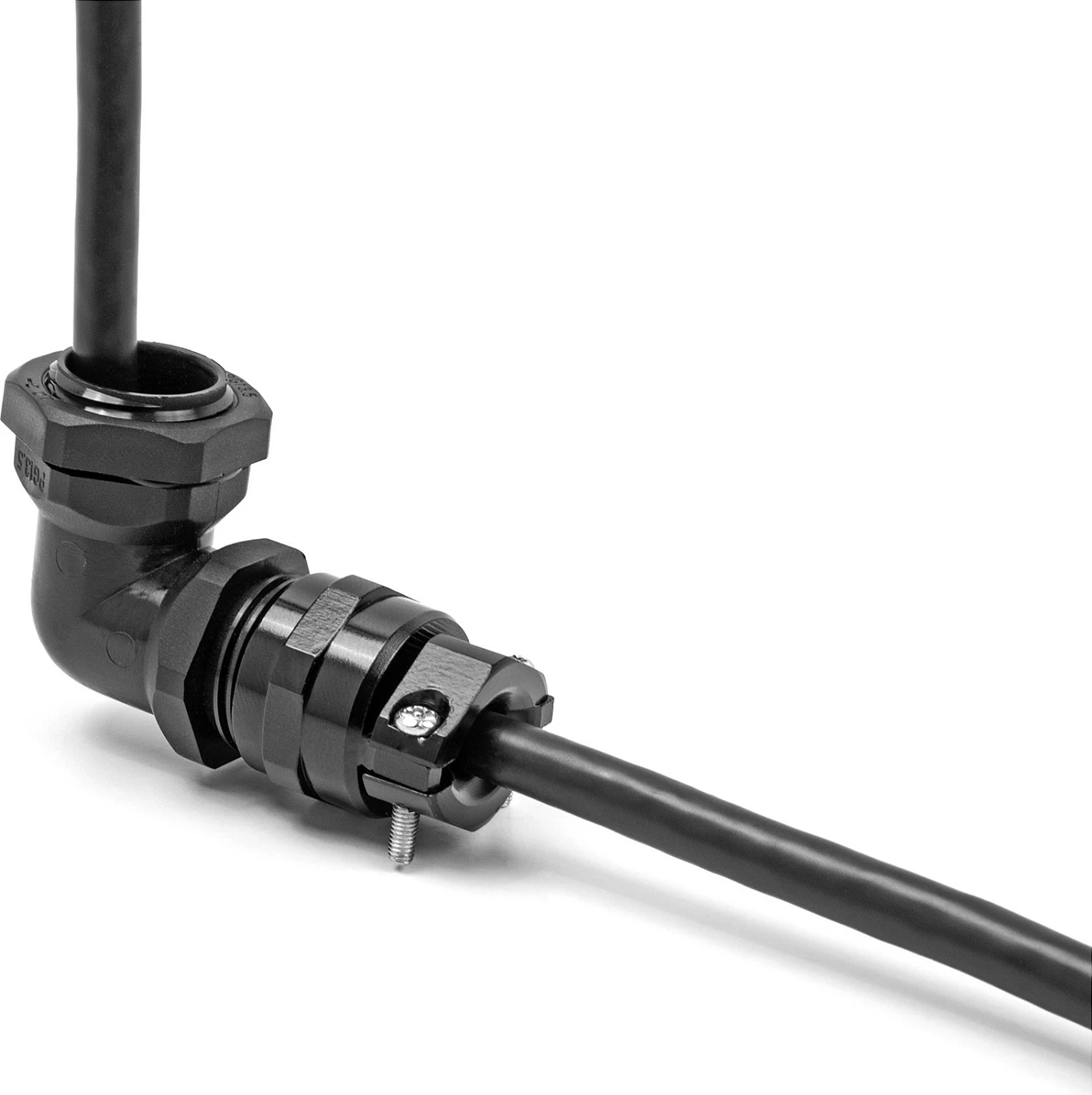Glandë kablli DeLOCK PG11 90°, IP68, për kabllo 5-10 mm, e zezë