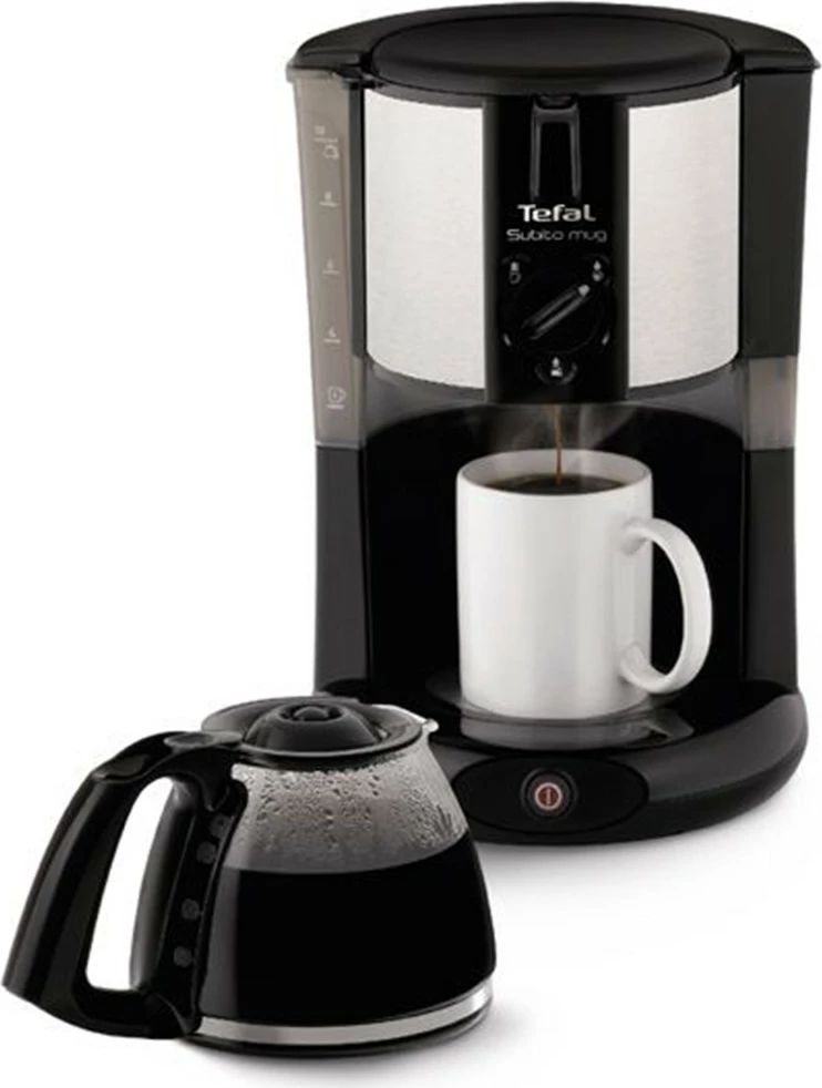 Aparat kafeje, Tefal, CM290838, 1.25L, 1000W, fikje automatike dhe mbajtje ngrohtë, e zezë