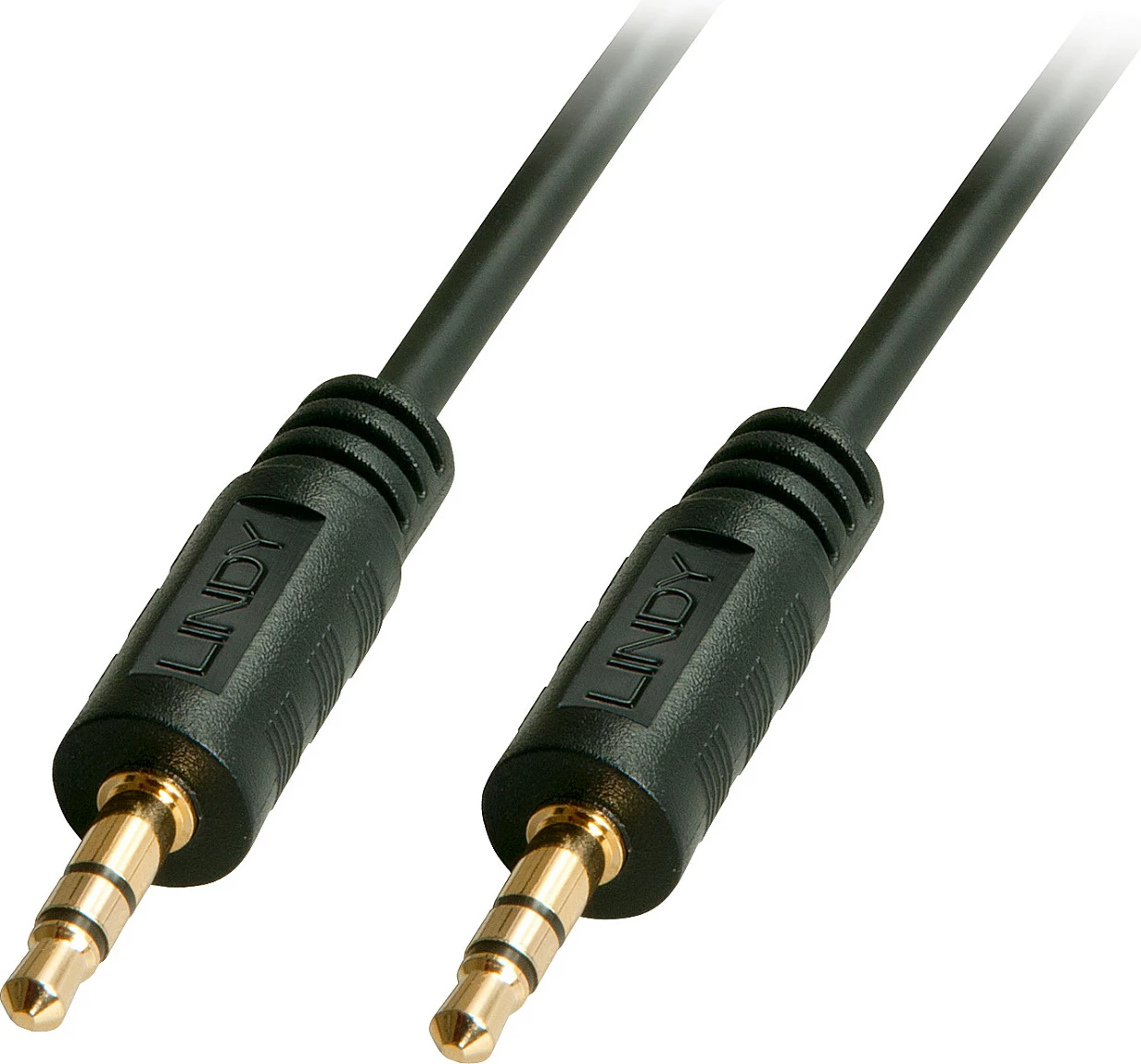 Kabl AUX 3.5mm Lindy Premium Audio, 3m, jack në jack, i zi