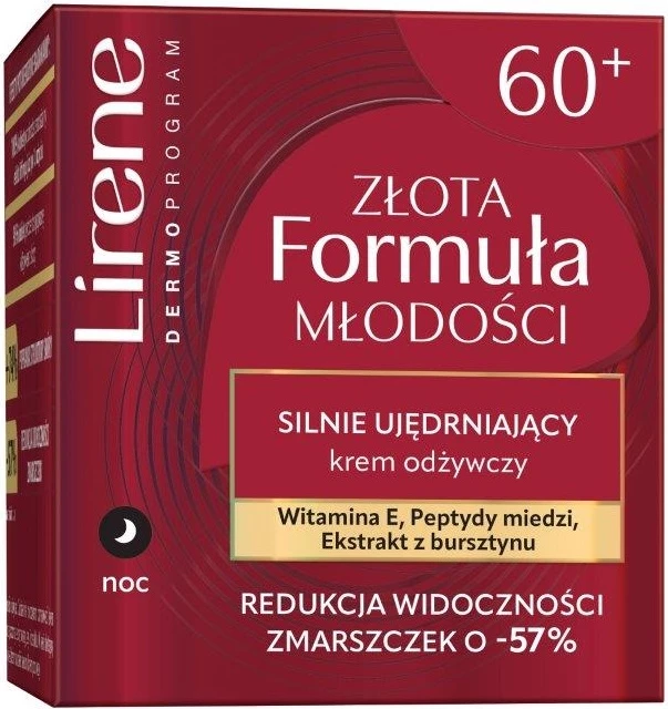 Krem nate për femra Lirene Golden Youth Formula, 50ml