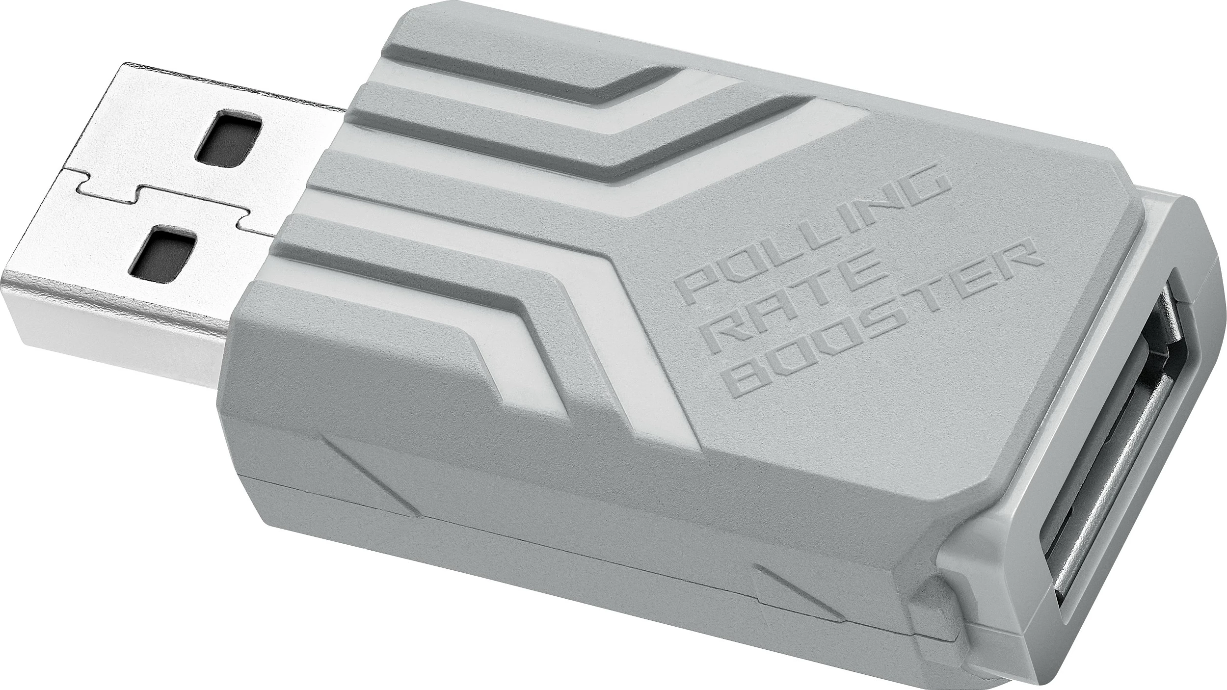Aksesor USB ASUS ROG Polling Rate Booster, 8000 Hz, për Maus/Tastierë ROG, i bardhë
