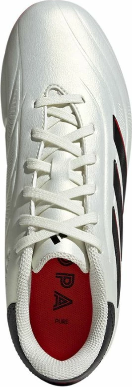 Atlete futbolli për fëmijë adidas Copa Pure.2 League FG Jr, të bardha