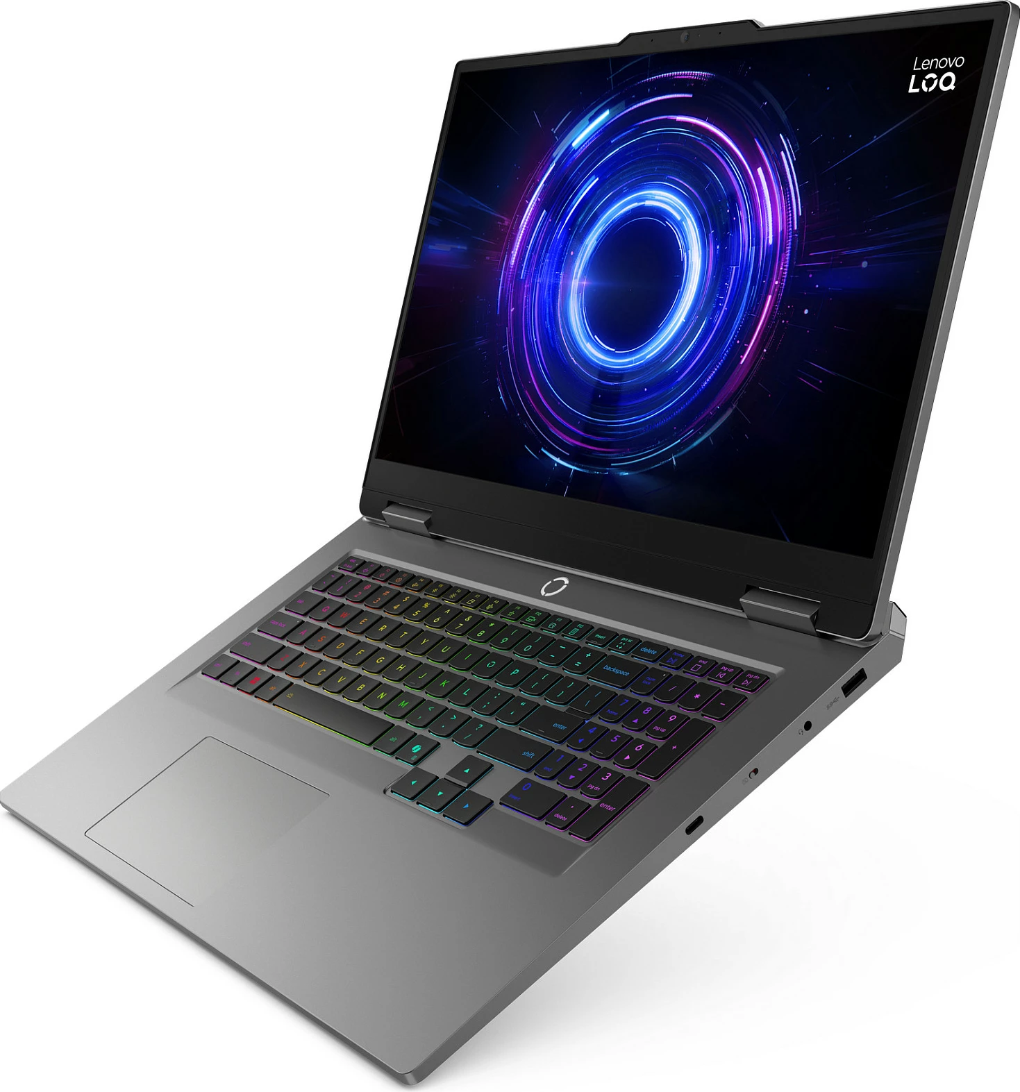 Laptop Lenovo LOQ 17IRX10, i7-14700HX, 16GB RAM Memorje, 512GB SSD, GeForce RTX 5070 8GB, 17.3" FHD, FreeDOS, Luna Grey 4