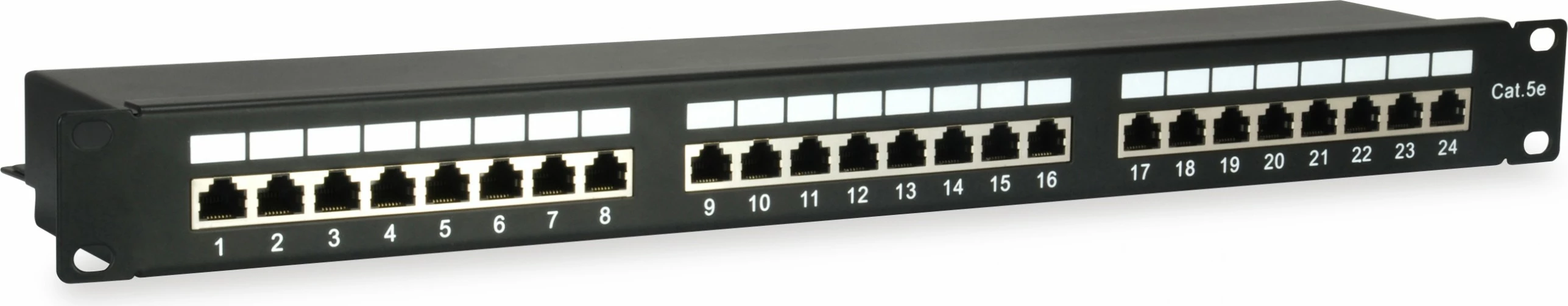 Patchpanel rrjeti Equip 24x RJ45 Cat5e 19 inç FTP 1U zi