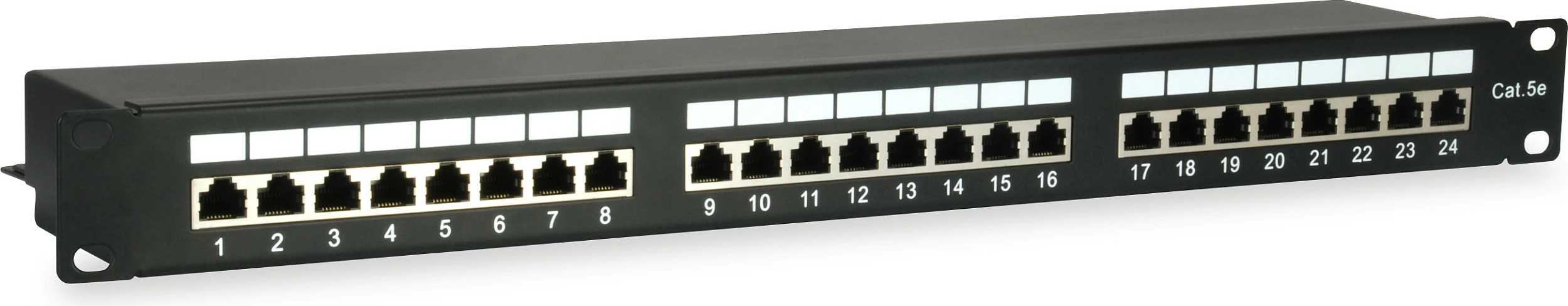Patchpanel rrjeti Equip 24x RJ45 Cat5e 19 inç FTP 1U zi