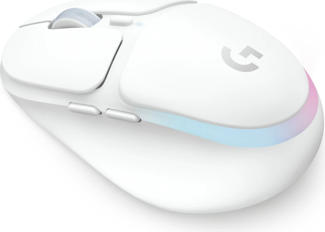 Maus Logitech G705 wireless, 6 butona, për duar të vogla, Bluetooth/USB, bardhë
