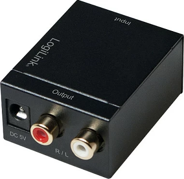 Konvertues audio LogiLink, Digital në Analog SPDIF/COAX, dalje RCA R/L, DC 5V