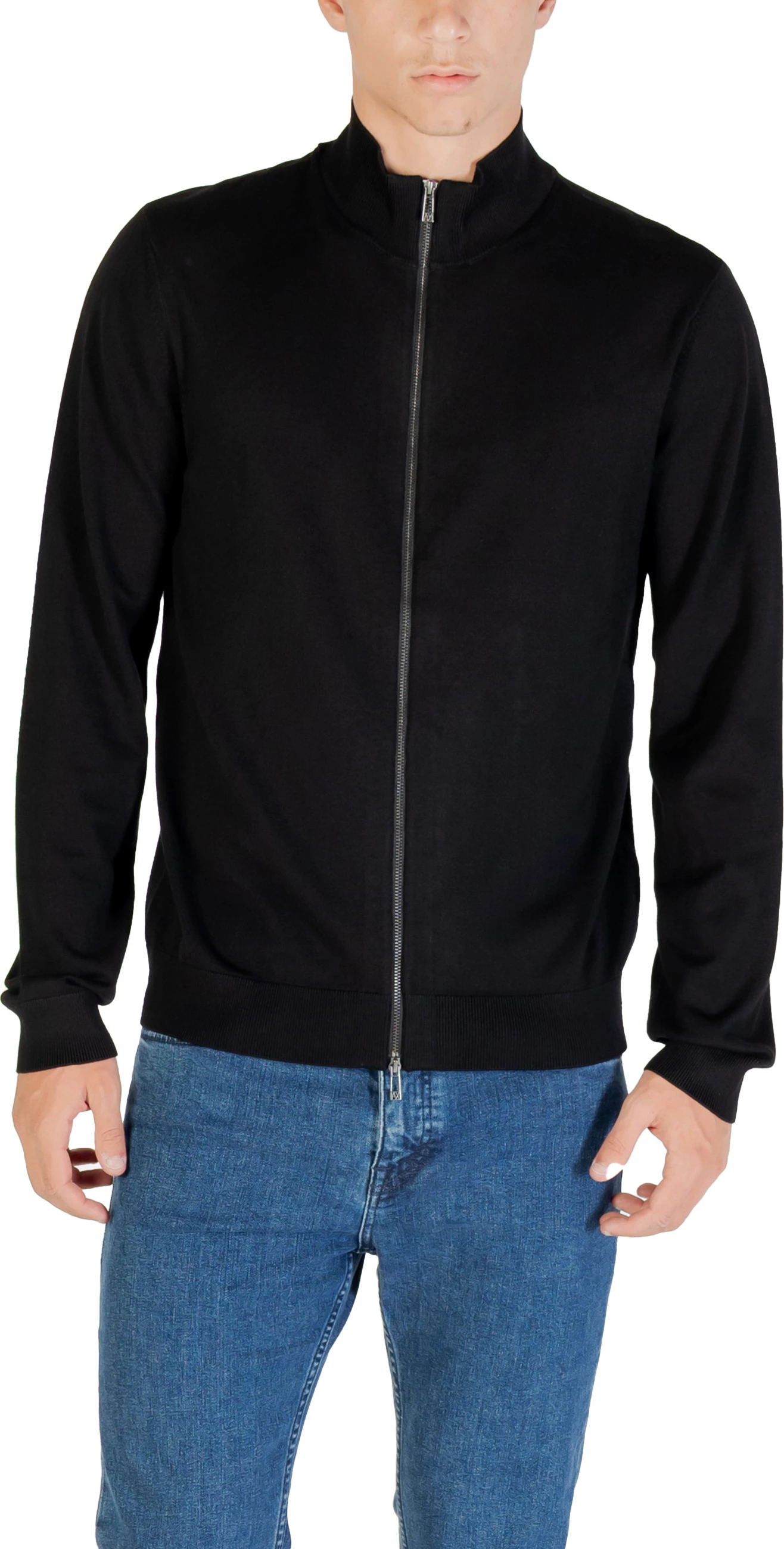 Kardigan për meshkuj Armani Exchange XM001279 AF10454, i zi