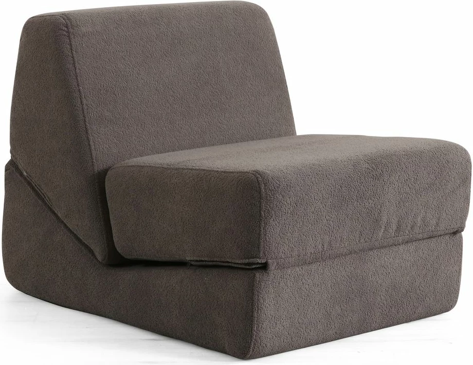Krevat-karrige një vendëshe, ngjyrë gri e ngrohtë, Atelier del Sofa, Origami Convertable