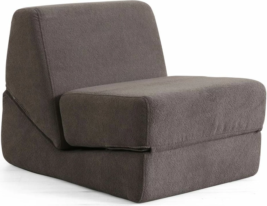 Krevat-karrige një vendëshe, ngjyrë gri e ngrohtë, Atelier del Sofa, Origami Convertable