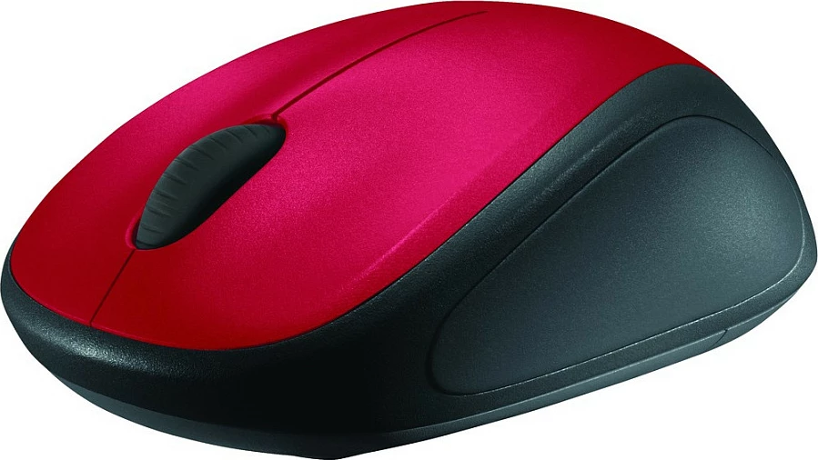 Maus Logitech M235, Wireless, Optik, i zi, i kuq