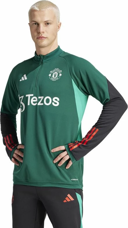 Duks për stërvitje futbolli adidas Manchester United, për meshkuj, jeshil [Madhësia: L]