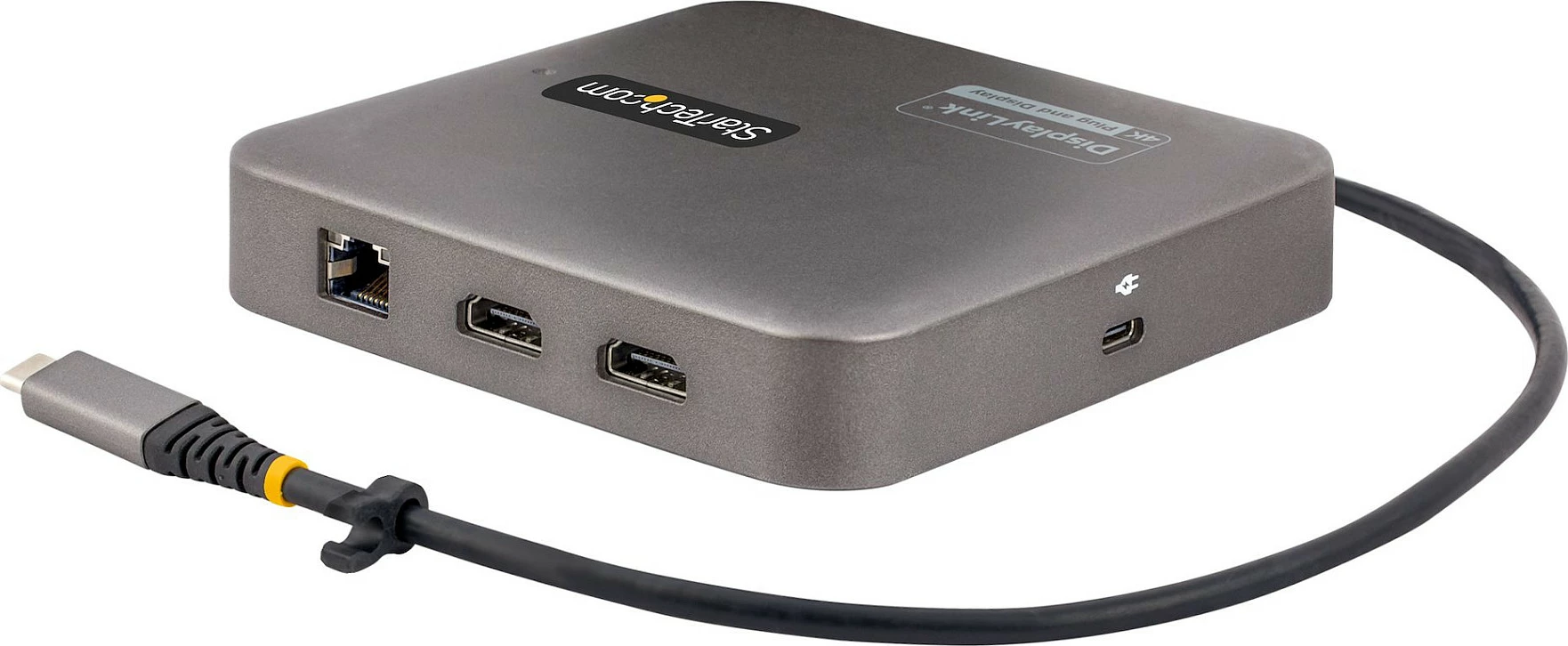 Docking station USB-C StarTech, Dual HDMI 4K 60Hz, USB-A/USB-C 10Gbps, 100W PD, GbE, SD/MMC, Space Gray