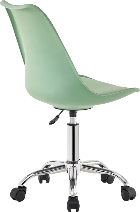 Karrige zyre Gaston II, PP-PU, ngjyrë mente, 48x57x77-90cm