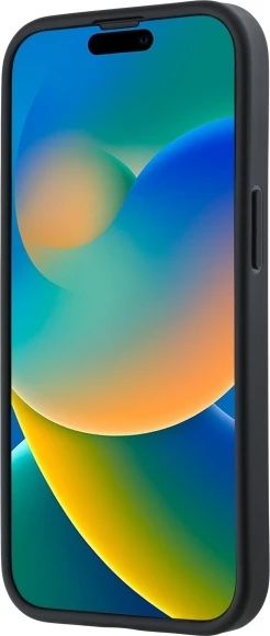 Mbështjellës DKNY Quilted Stack Logo për iPhone 15, i zi