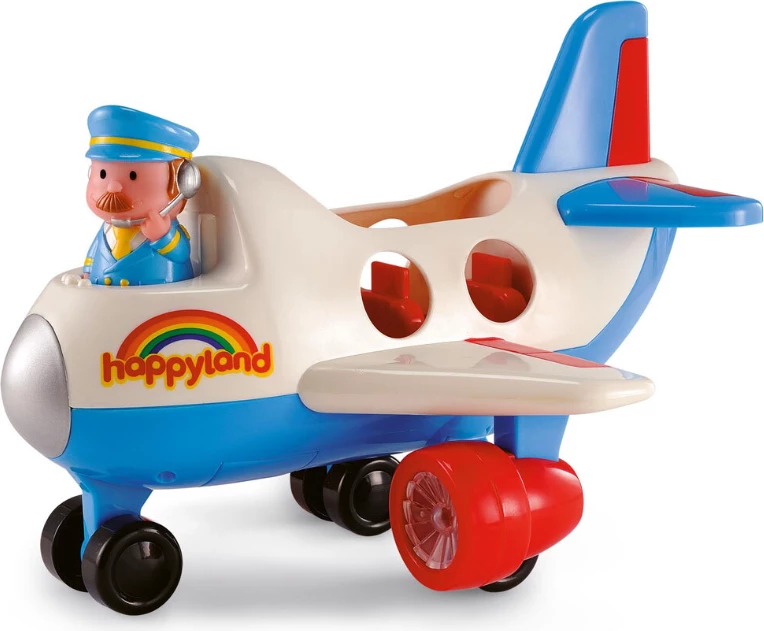 Happyland Fly and Go Jumbo Jet Playset