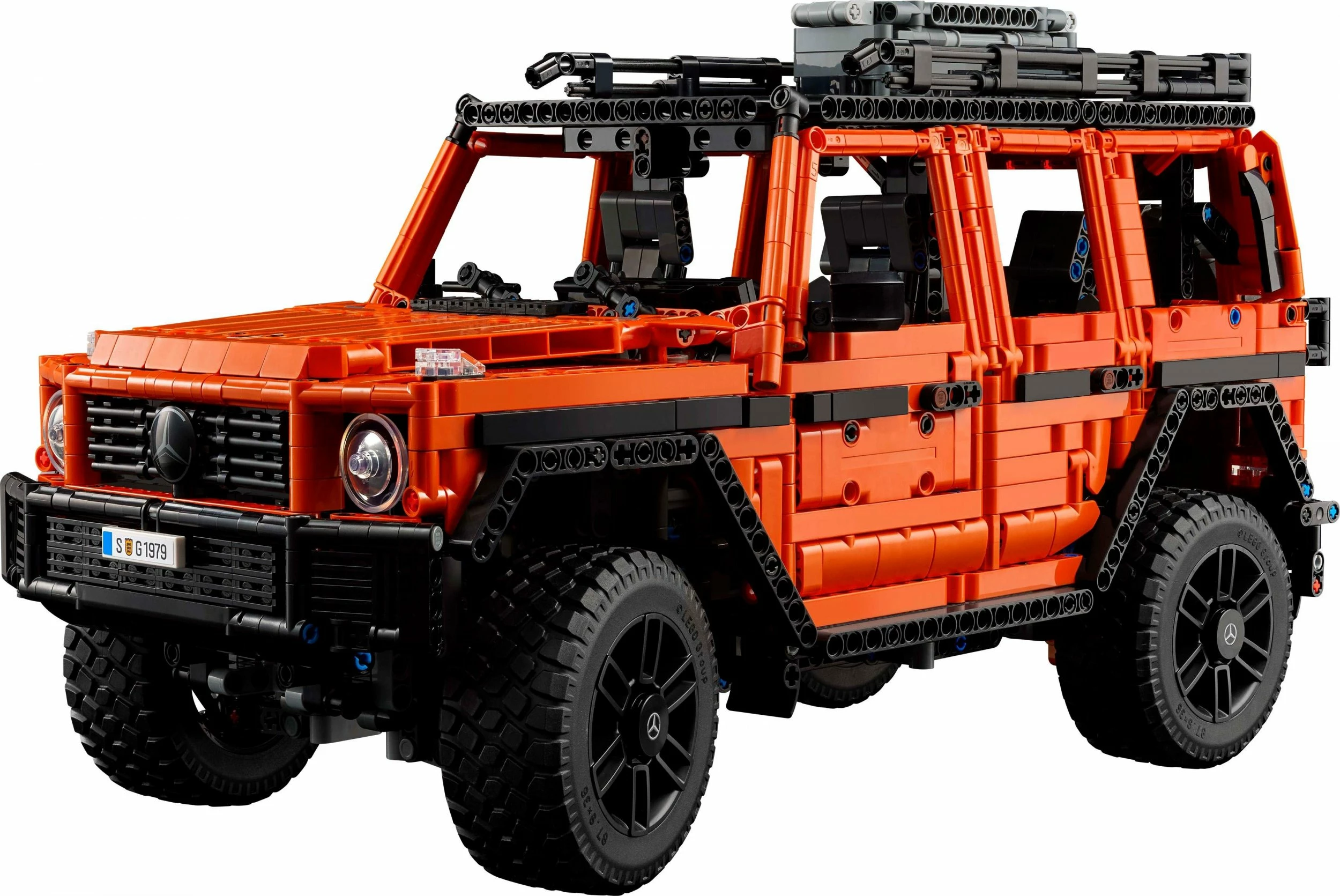 Set ndërtimi LEGO Technic Mercedes-Benz G 500 PROFESSIONAL Line 42177, 2891 copë, portokalli