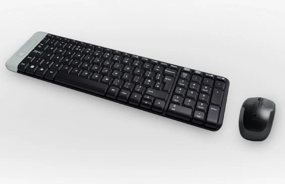 Set tastierë dhe maus Logitech MK220, wireless, USB, full-size, zi