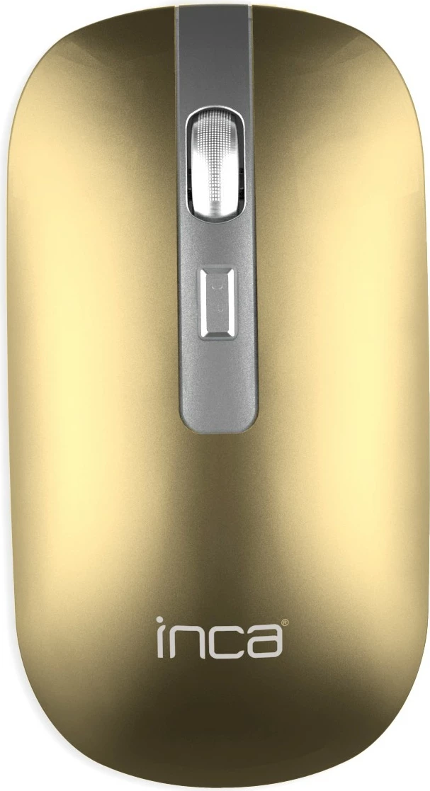 Maus Inca IWM-531RS, 1600 DPI, wireless & Bluetooth, ngjyrë metalike