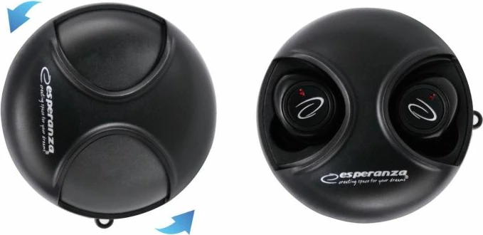 Kufje wireless Esperanza për të gjithë, të zeza