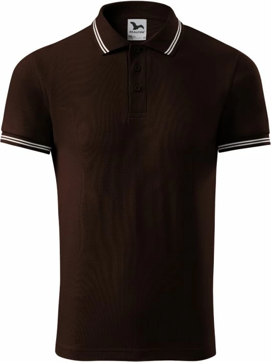 Polo maicë Malfini për meshkuj, ngjyrë kafe