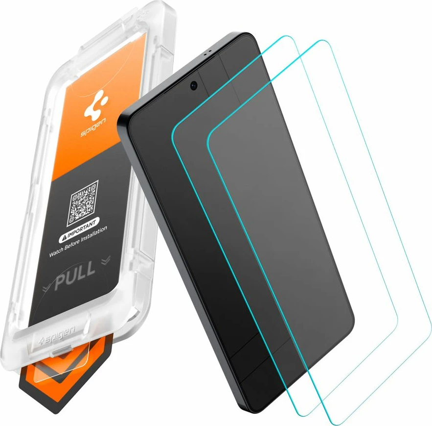 Xham i kalitur mbrojtës ekrani Spigen Glas.tR EZ Fit Pro HD për Samsung Galaxy S26, 9H, set 2 copë