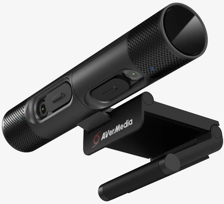 Webcam AVerMedia DUALCAM Cam PW313D, Full HD, mikrofon i integrum, tripod, e zezë
