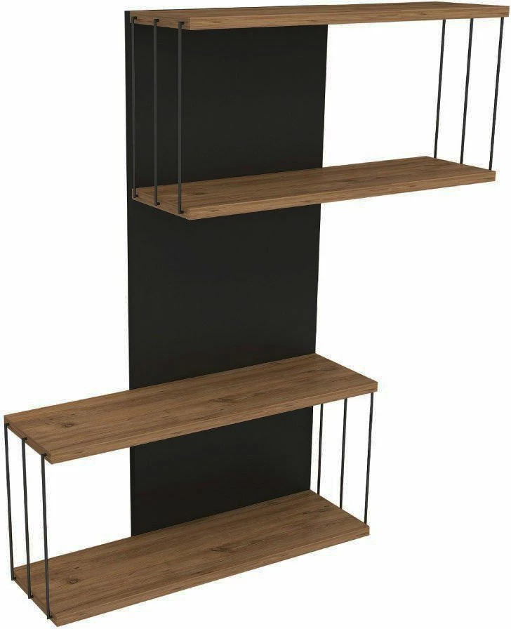 Raft muri Hanah Home Destan, anthracite, dru lis
