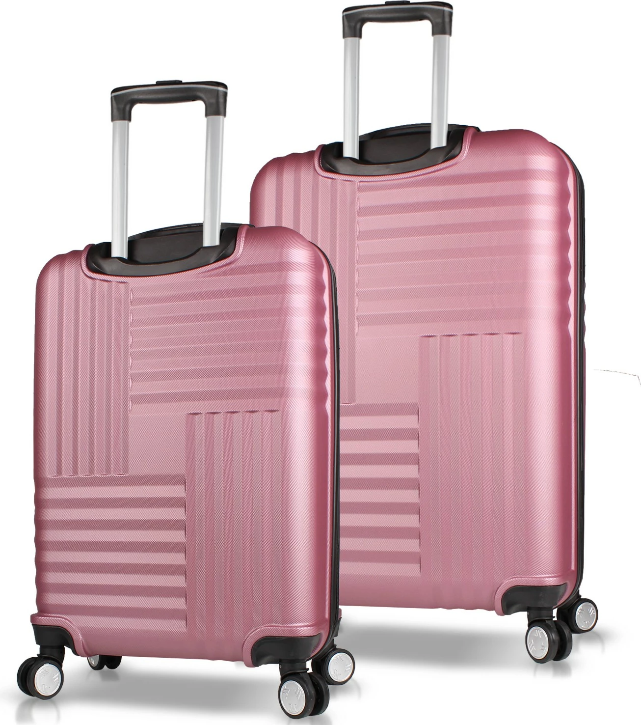 Set valixhesh (2 copë), ngjyrë rozë gold, Zoozie Bags, 8418