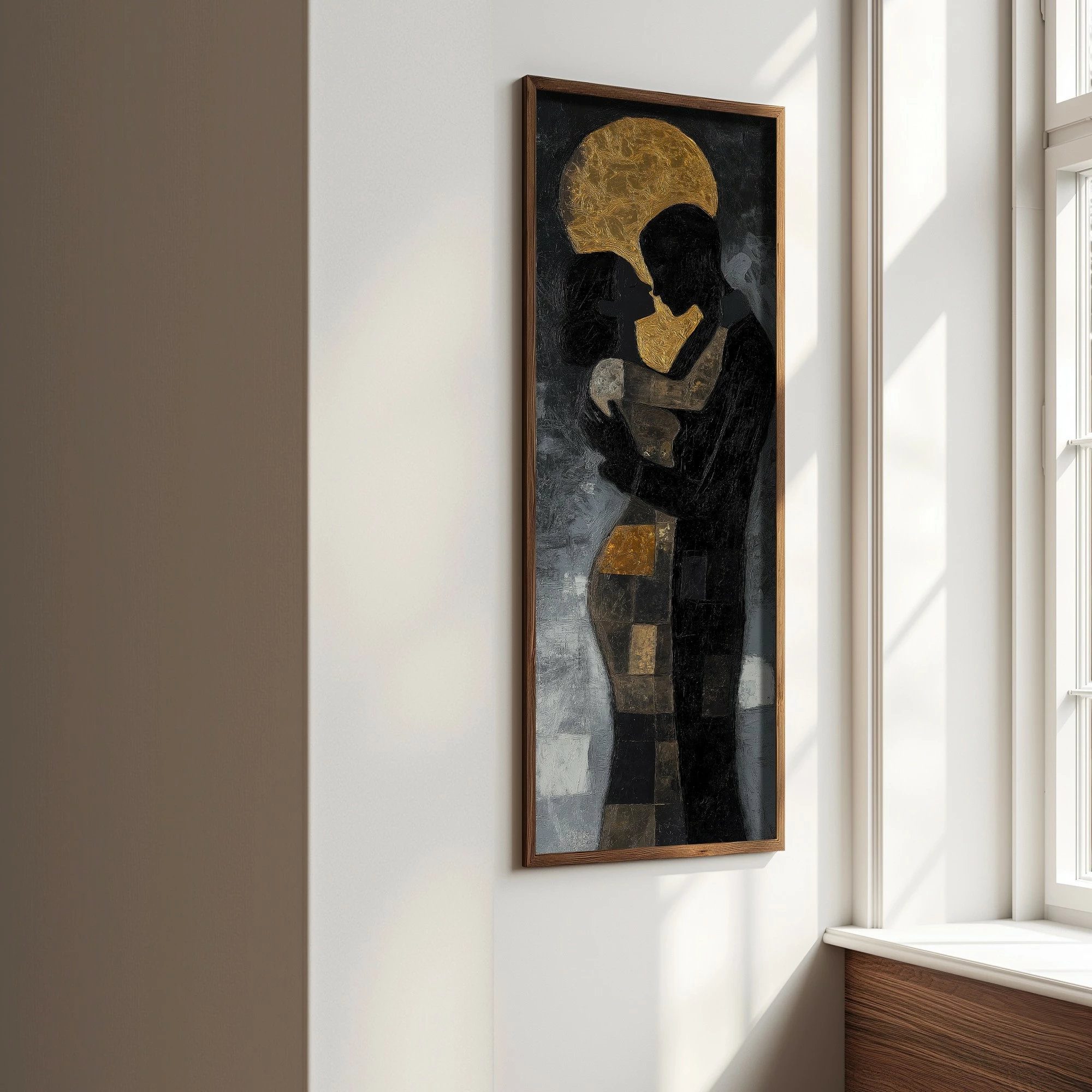Pikturë dekorative me kornizë, MDF, Wallity, EMR102, shumëngjyrëshe, 40x120x3.5cm