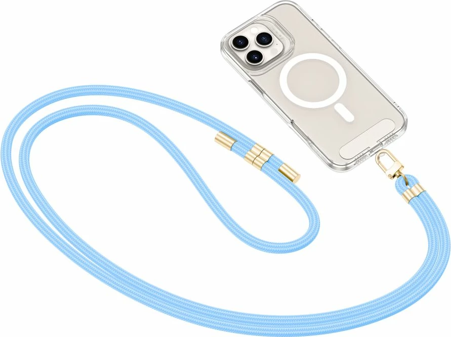 Rrip crossbody për celular Tech-Protect C7S, me adapter, Kaltër