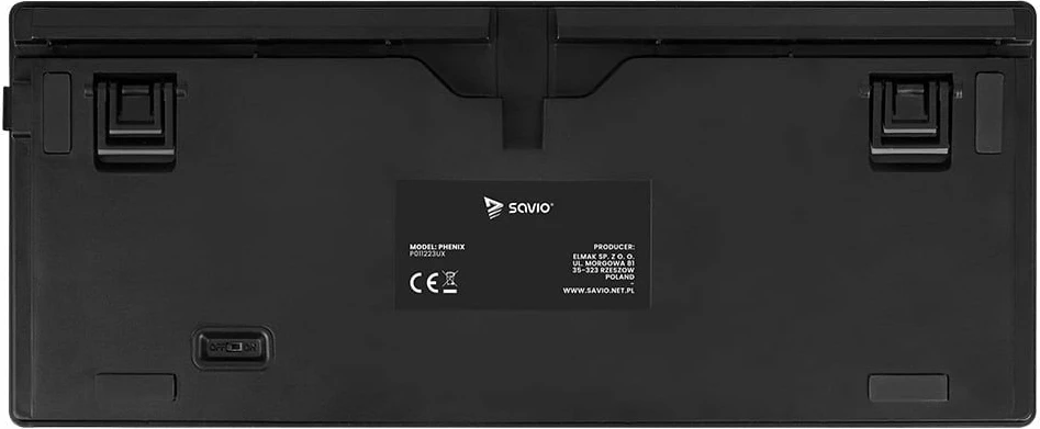 Tastierë mekanike Savio Phenix Gateron Red Pro 75% (82 taste) RGB tri-mode, e zezë